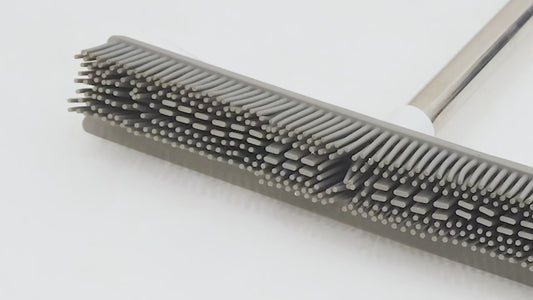 Pet Hair Remover Rubber Broom